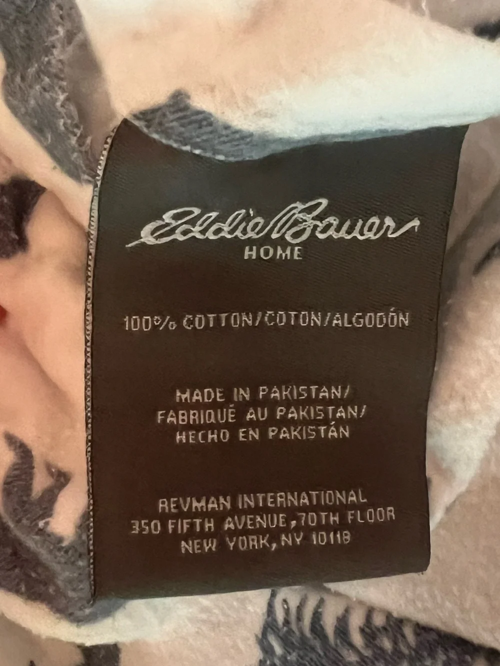 Eddie Bauer full size flannel sheet set